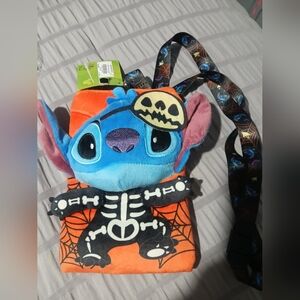Nwt STICH HALLOWEEN CROSS BODY LANYARD WITH ID HOLDER